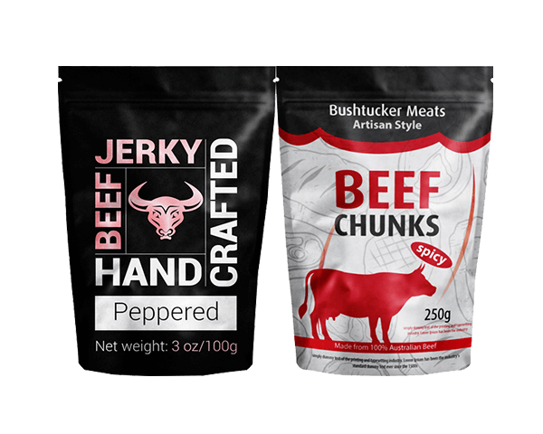 Custom Beef Jerky Packaging Bags